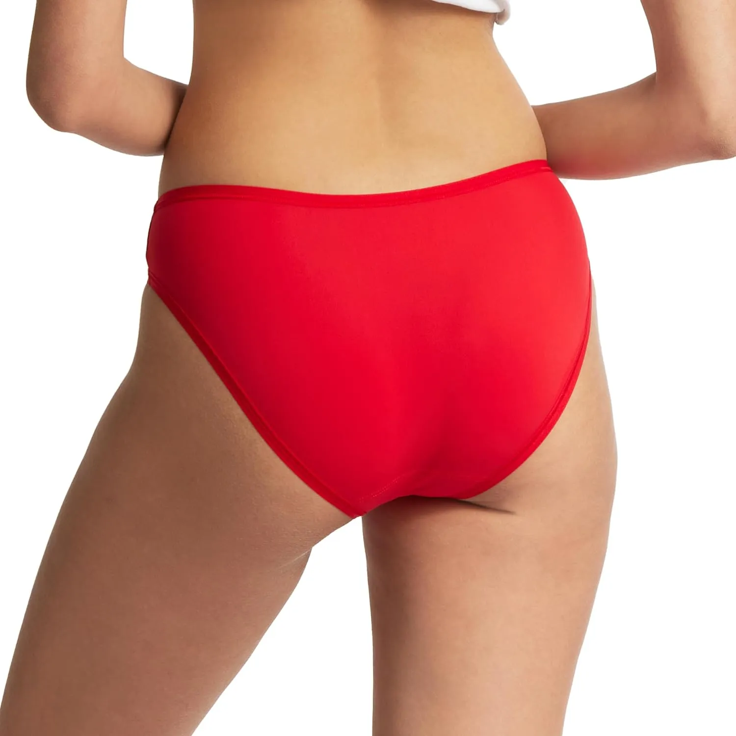 hanky panky - BreatheSoft Mid Rise Bikini Brief Underwear for Women | Full Back Coverage Panties | Sizes XS-XL | 3 pack