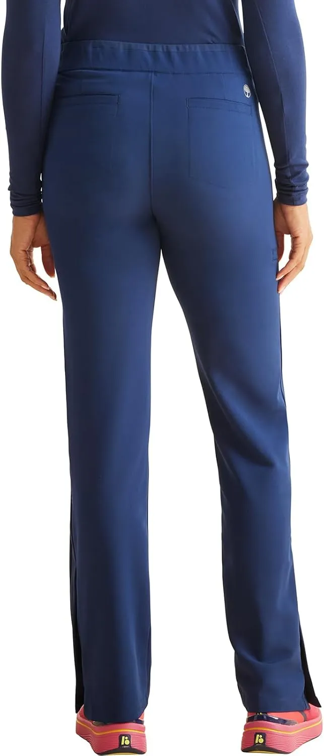 Healing Hands Women's Scrub Pant Mid Rise Nissa with 6 Pockets, Moisture Wicking, 360° Stretch & Recycled Poly - HH100