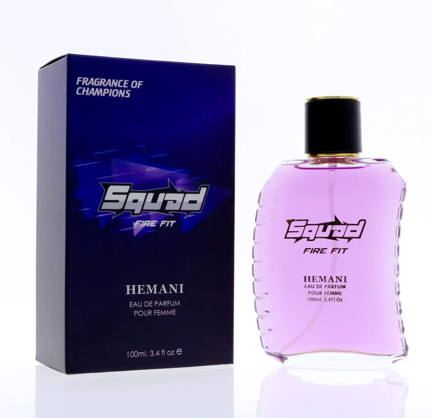 Hemani FRAGRANCES Squad Perfume Fire Fit for Women 100mL (3.5 OZ) - Eau de Toilette - Pour Femme
