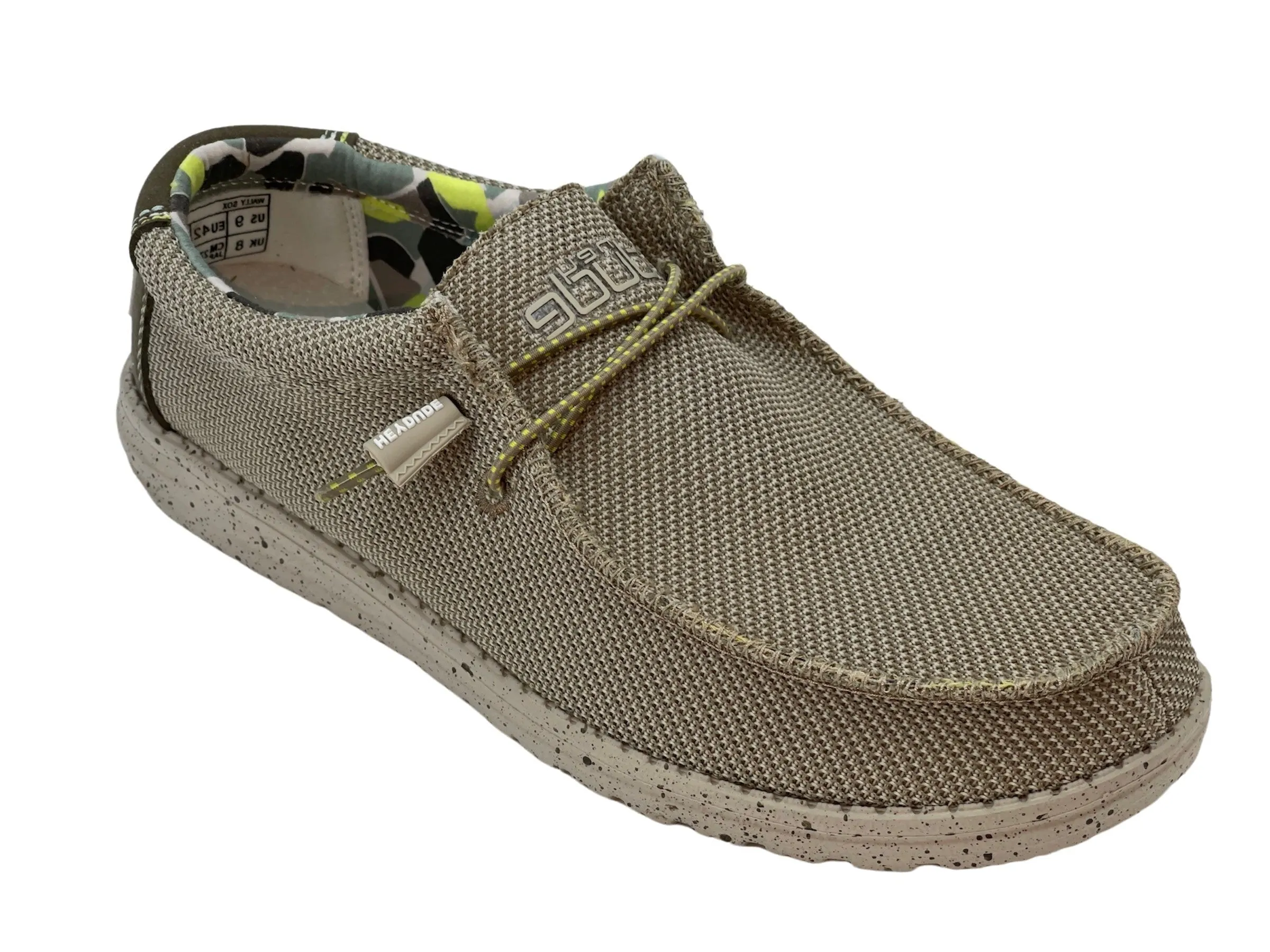 Hey Dude Men's Wally Sox Stretch Loafers – Lightweight, Comfortable Slip-On Shoes, Multi-Color