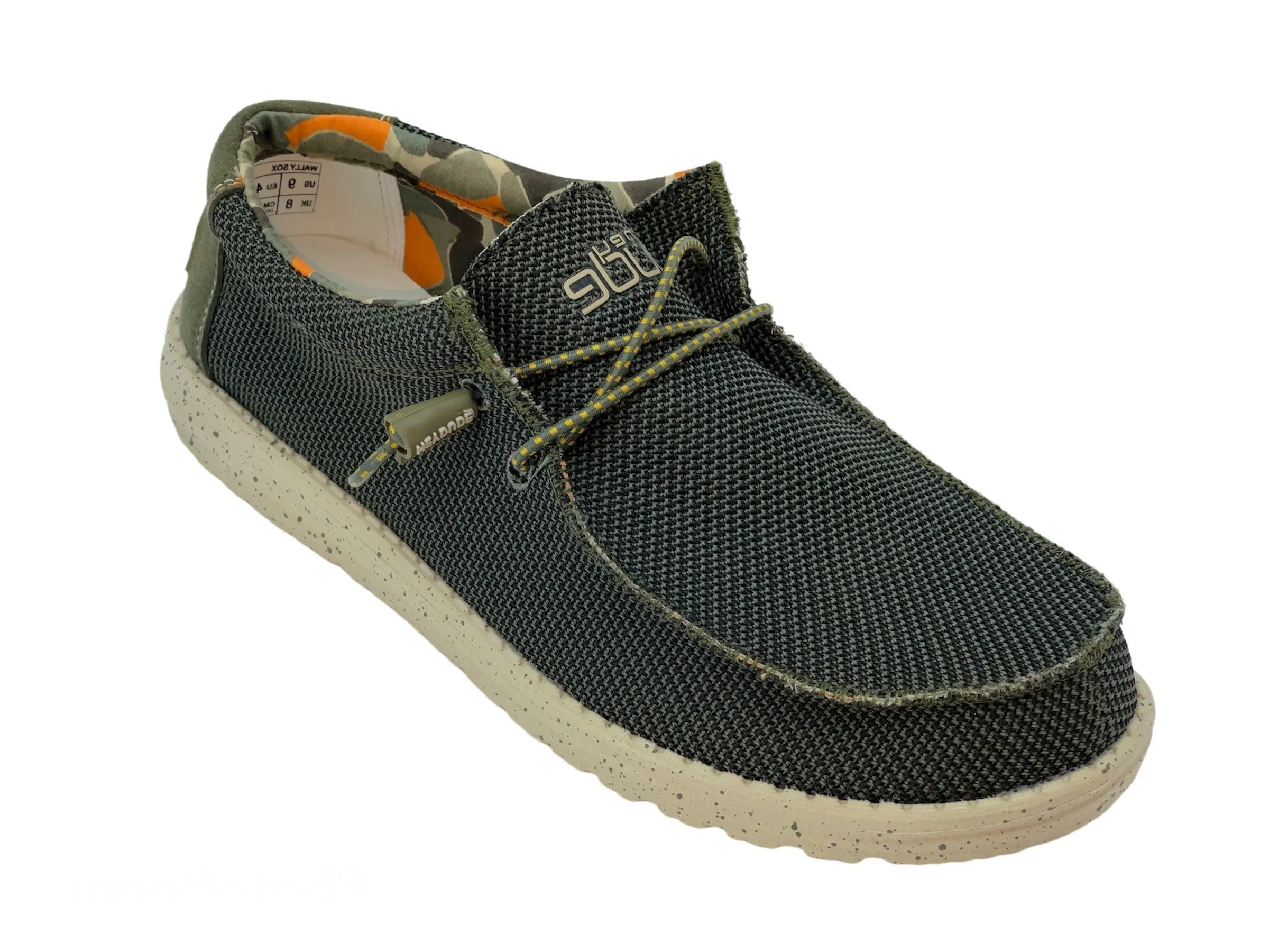 Hey Dude Men's Wally Sox Stretch Loafers – Lightweight, Comfortable Slip-On Shoes, Multi-Color