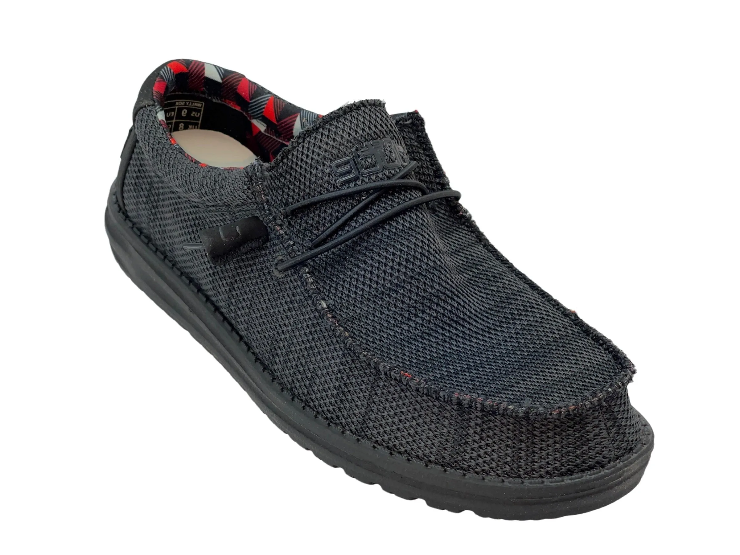 Hey Dude Men's Wally Sox Stretch Loafers – Lightweight, Comfortable Slip-On Shoes, Multi-Color