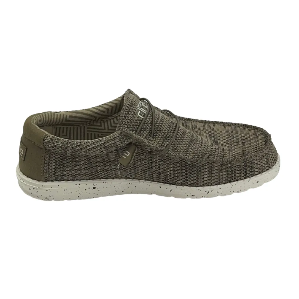 Hey Dude Men's Wally Sox Stretch Loafers – Lightweight, Comfortable Slip-On Shoes, Multi-Color
