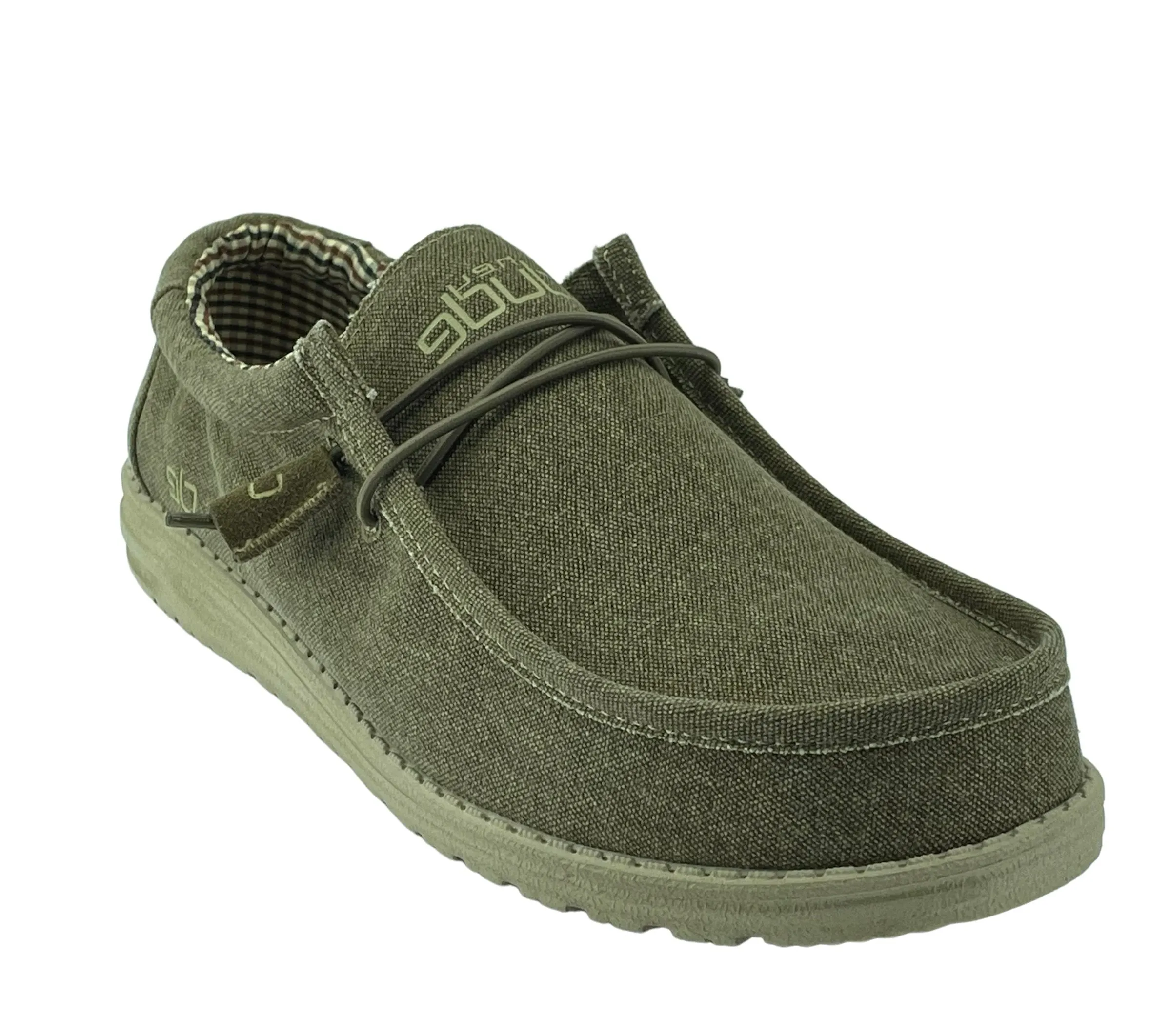 Hey Dude Men's Wally Sox Stretch Loafers – Lightweight, Comfortable Slip-On Shoes, Multi-Color