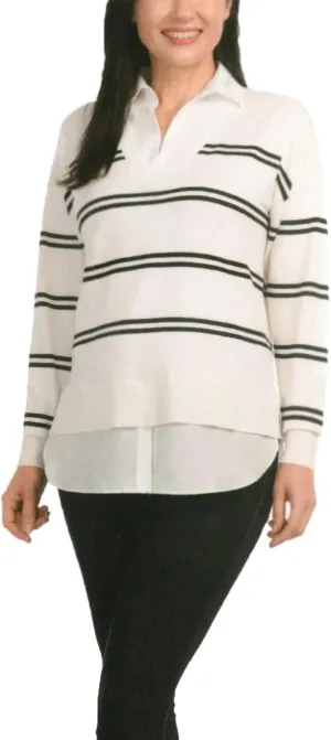 Hilary Radley Women's V-Neck Pullover Sweater