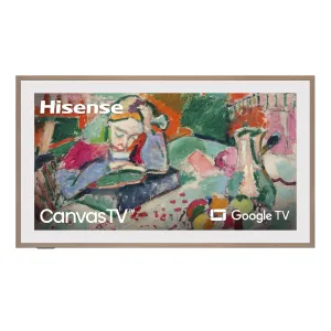 Hisense 85-Inch Class QLED 4K S7N CanvasTV Series Dolby Vision HDR Google Smart TV (85S7N, 2025 Model) - 144Hz, Art Mode, Anti-Glare Panel, Hi-Matte Display, UltraSlim Wall Mount & Frame Included