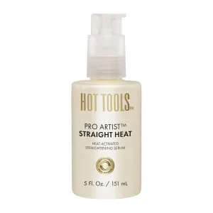 HOT TOOLS Heat Protectant Straightening Serum | Hair Straightener, Reduces Frizz, and Speeds Up Styling | Protects Hair from Heat Damage without Use of Silicones