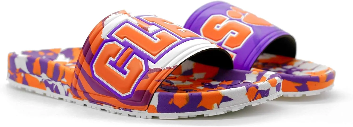 Hype NCAA Team Graphic and Color Unisex Quick Dry Slydr Sandal