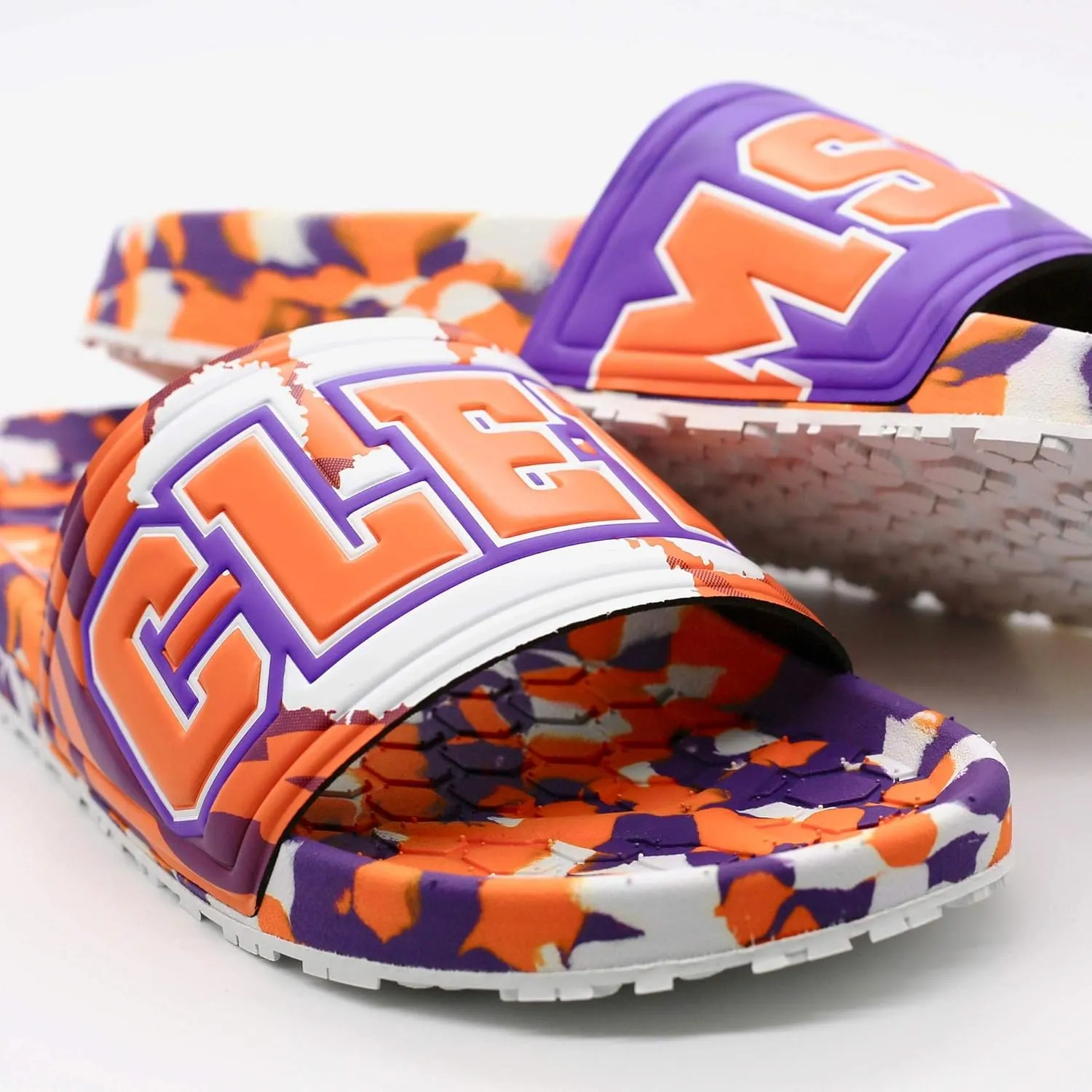 Hype NCAA Team Graphic and Color Unisex Quick Dry Slydr Sandal