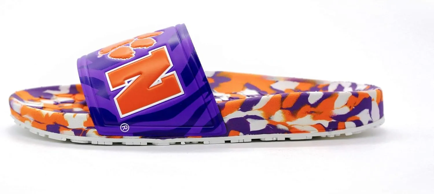 Hype NCAA Team Graphic and Color Unisex Quick Dry Slydr Sandal