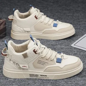 INSTOCK - Spring Men's White Sneakers – Trendy & Casual Everyday