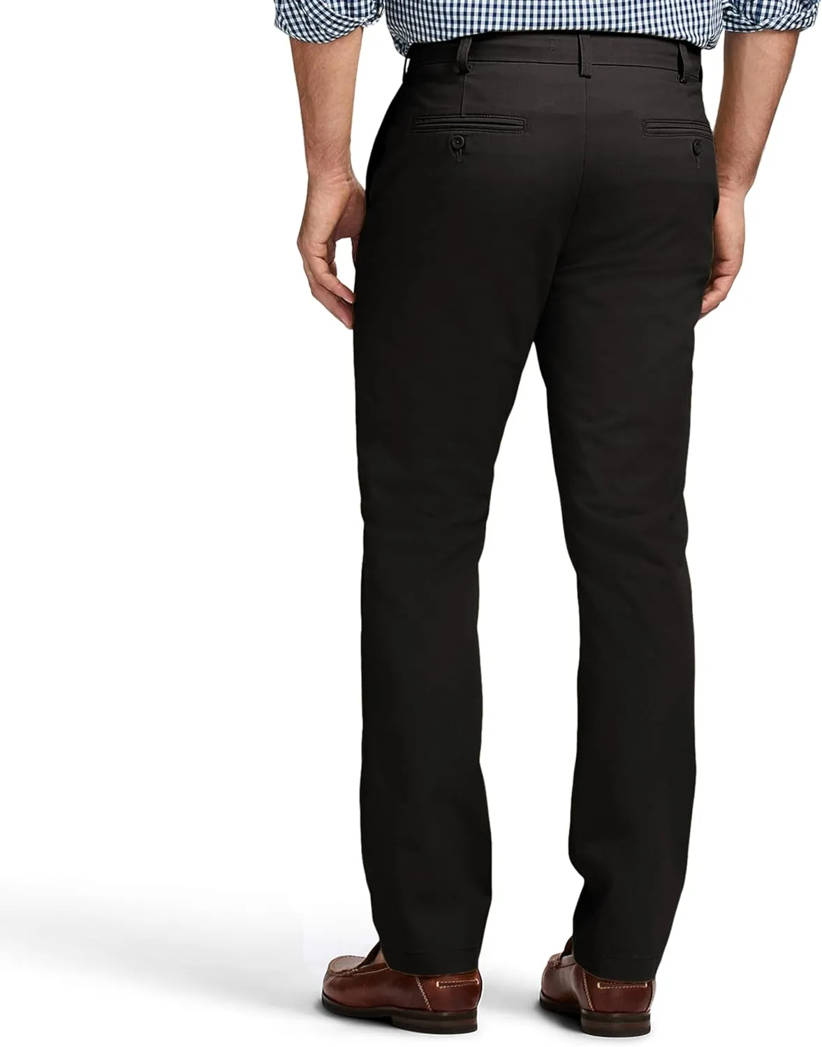 IZOD Men's American Chino Flat Front Straight Fit Pant