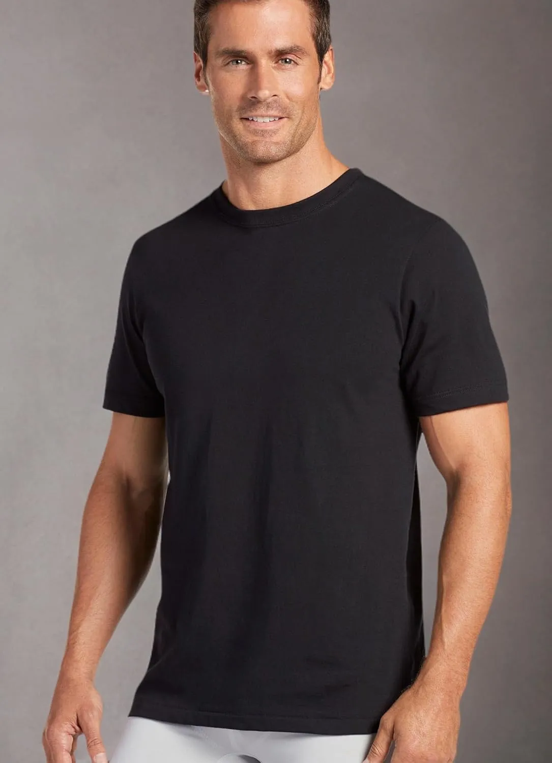 Jockey Men's Undershirt Big & Tall Classic Crew Neck Undershirt- 6 Pack