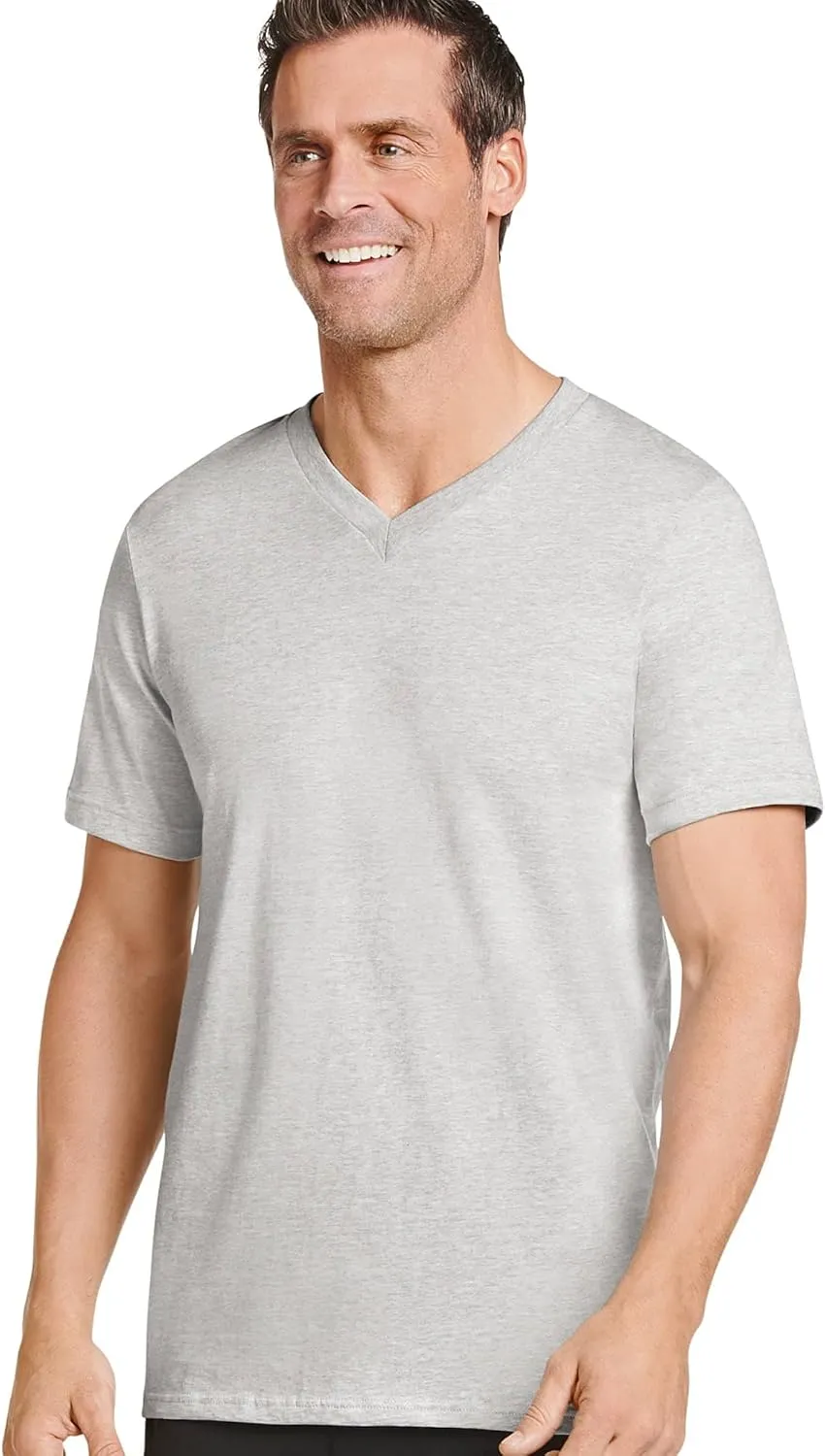 Jockey Men's Undershirt Classic V-Neck Undershirt - 3 Pack