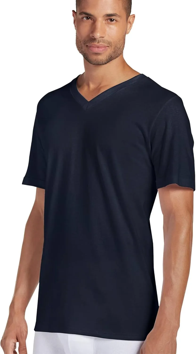 Jockey Men's Undershirt Classic V-Neck Undershirt - 3 Pack