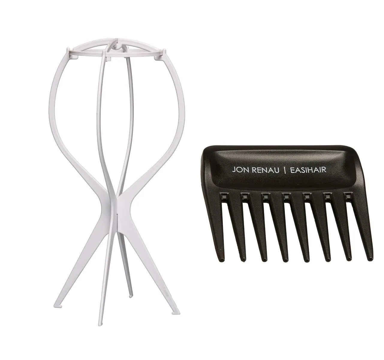 Jon Renau Ignite Lace Front HD Wig 4PC Bundle with Plastic Wig Stand, Wide Tooth Comb, 19 Belle of Hope Page Q and A Guide (101F48T)