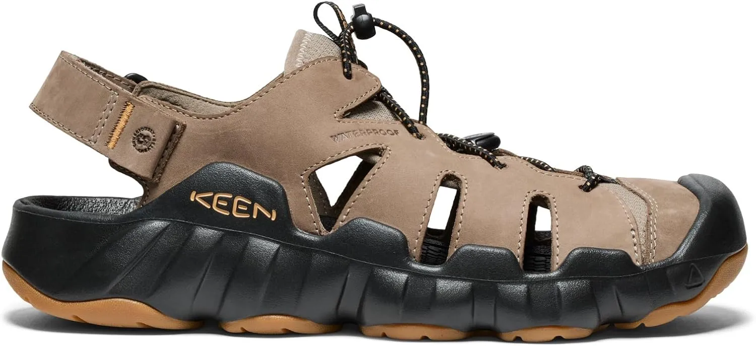 KEEN Mens Hyperport Fisherman Closed Toe Easy On Comfortable Leather Hiking and Water