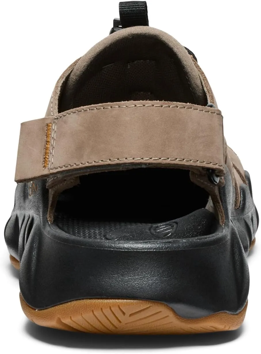 KEEN Mens Hyperport Fisherman Closed Toe Easy On Comfortable Leather Hiking and Water