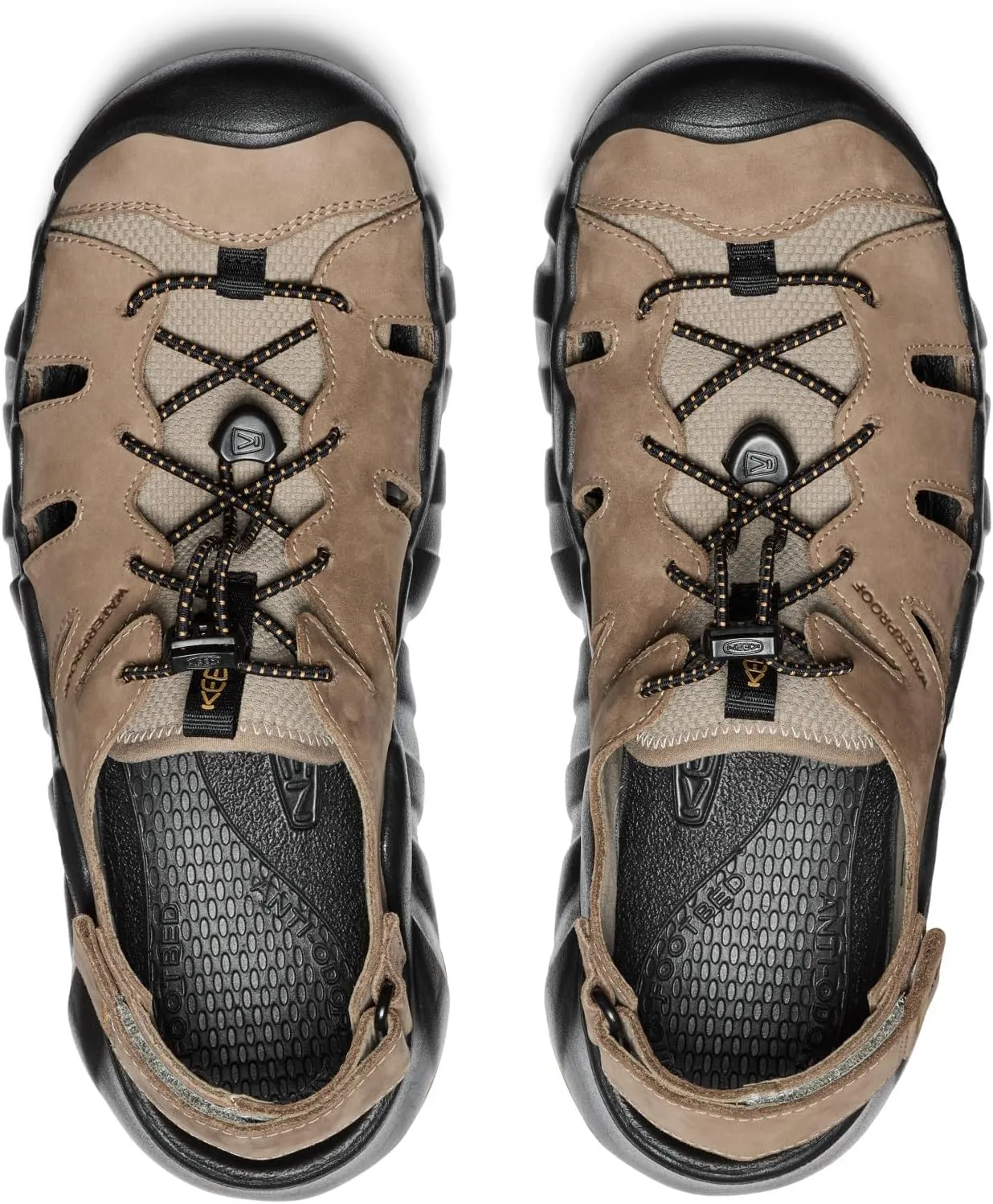 KEEN Mens Hyperport Fisherman Closed Toe Easy On Comfortable Leather Hiking and Water