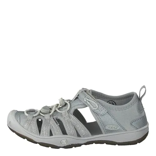 KEEN Unisex Kid's Moxie Sandal, SILVER 2 M US Big Kid
