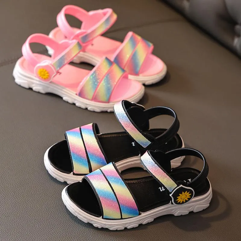 Kids Shoes Girl Sandal | Sandal Shoe Girl Child | Childrens Rainbow