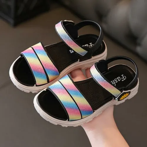 Kids Shoes Girl Sandal | Sandal Shoe Girl Child | Childrens Rainbow