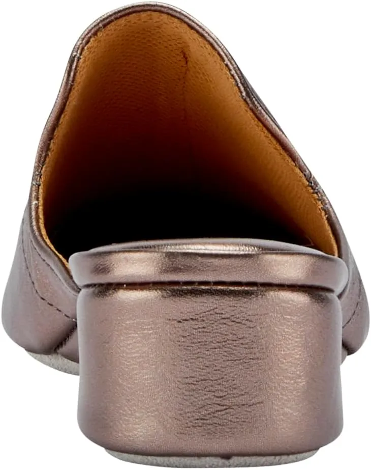 Lamo Somersby Blanche Women's Slippers, Slip-On Leather House Slippers for Women