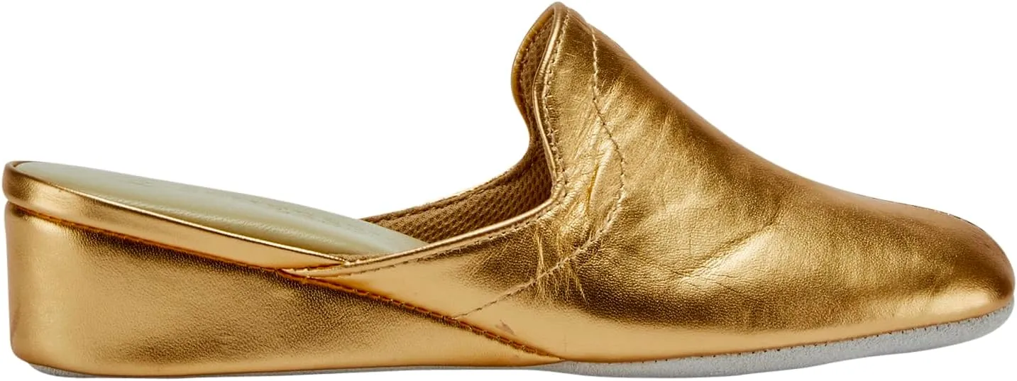 Lamo Somersby Blanche Women's Slippers, Slip-On Leather House Slippers for Women