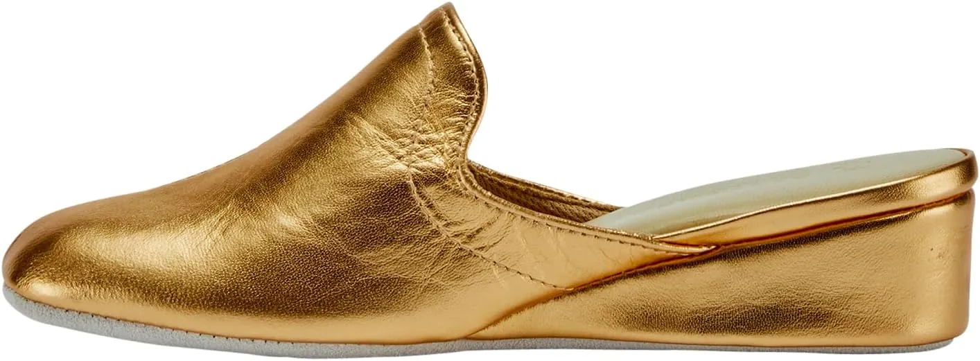 Lamo Somersby Blanche Women's Slippers, Slip-On Leather House Slippers for Women