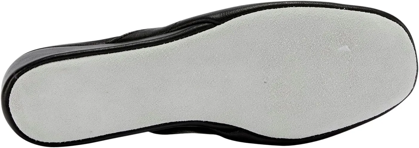 Lamo Somersby Blanche Women's Slippers, Slip-On Leather House Slippers for Women