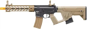 Lancer Tactical Two-Tone Enforcer Battle Hawk Airsoft AEG w/Alpha Stock (Color: Black/Tan)