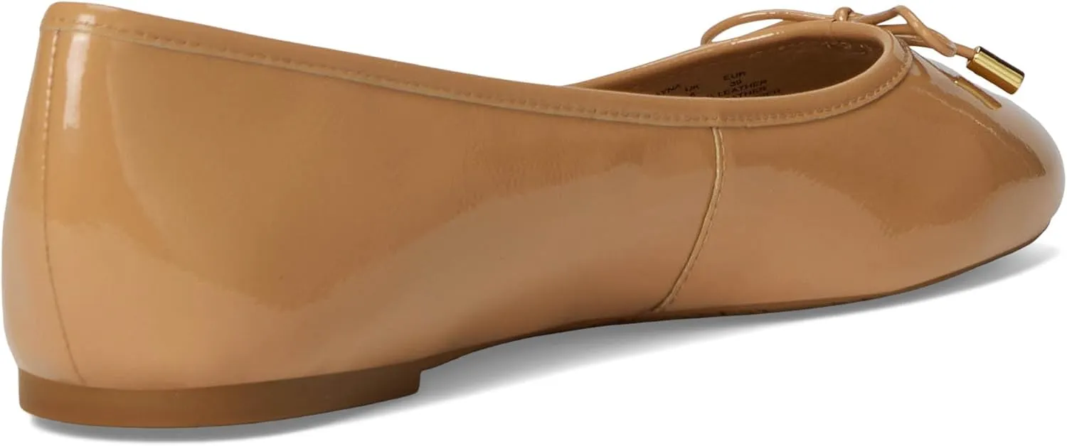 Lauren Ralph Lauren Women's Jayna Crinkle Patent Leather Flats Ballet