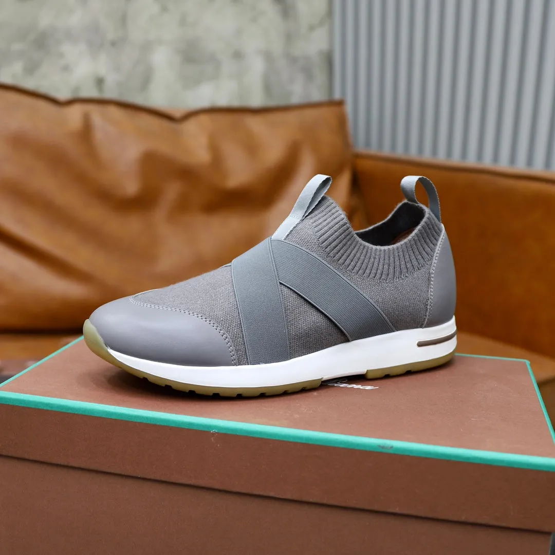 LP 360 KNITTED CASUAL SNEAKERS GRAY WOOL