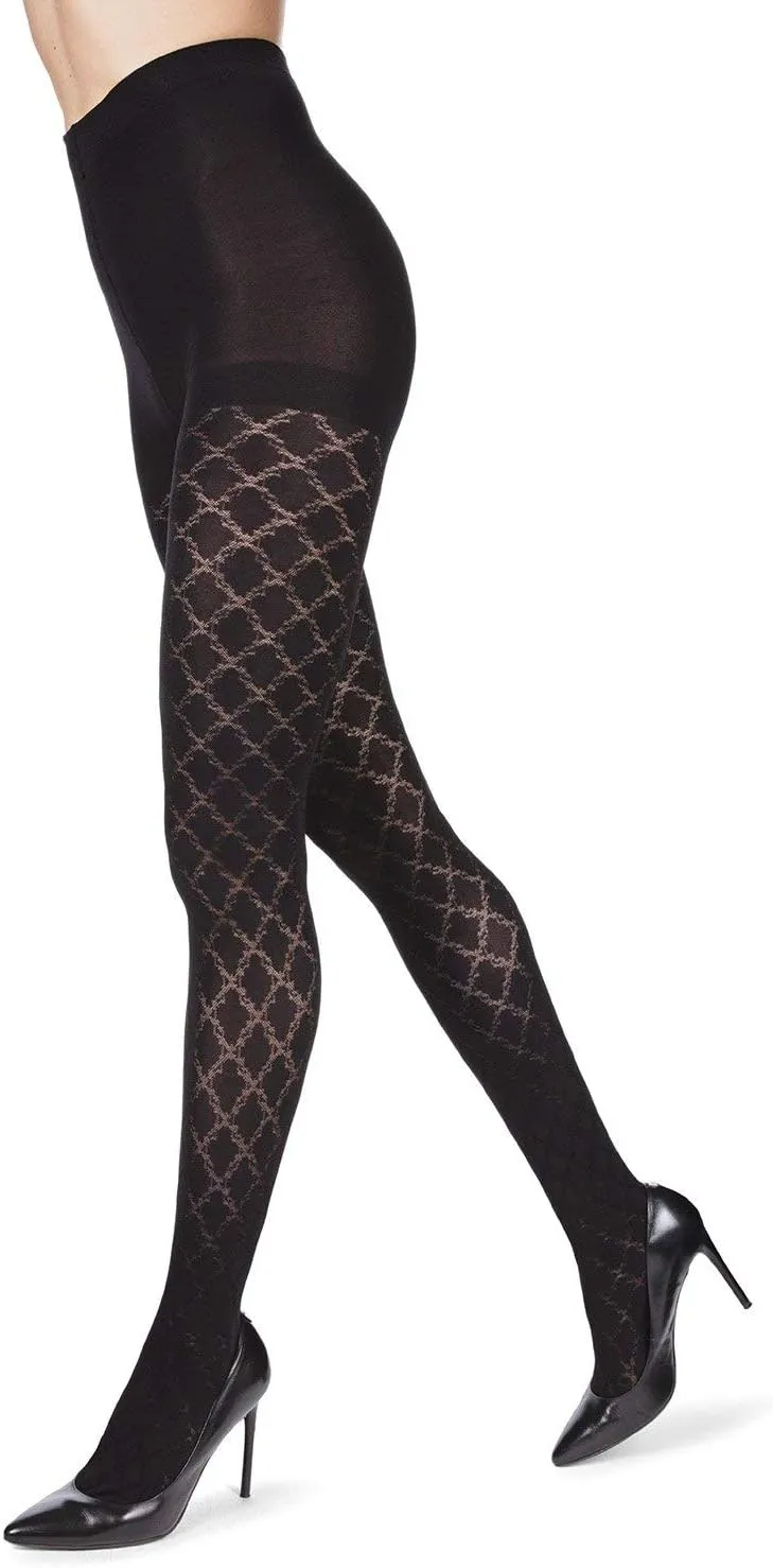 MeMoi Ultra-Sleek Cloudpoint Opaque Tights, Comfortable and Lightweight Control Top Tights, 60 Denier - Sizes S-L