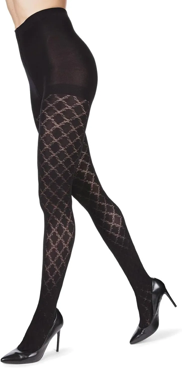 MeMoi Ultra-Sleek Cloudpoint Opaque Tights, Comfortable and Lightweight Control Top Tights, 60 Denier - Sizes S-L