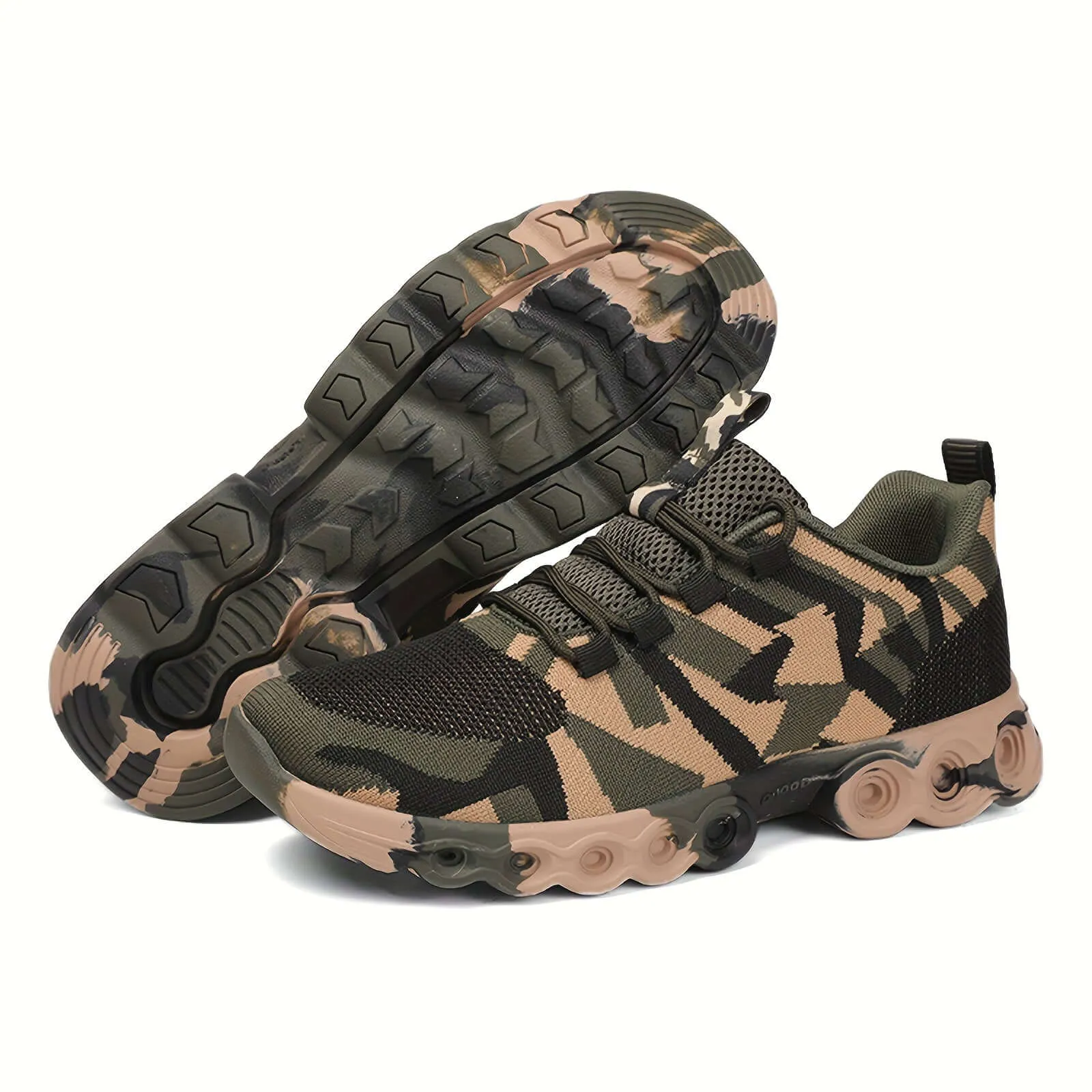 Men's Casual Camouflage Mesh Sneakers | Breathable Fabric