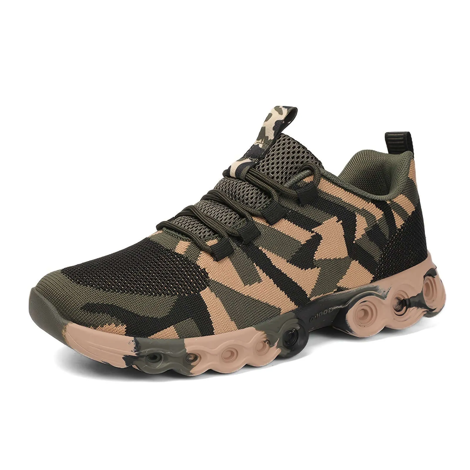 Men's Casual Camouflage Mesh Sneakers | Breathable Fabric