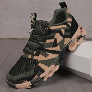 Men's Casual Camouflage Mesh Sneakers | Breathable Fabric
