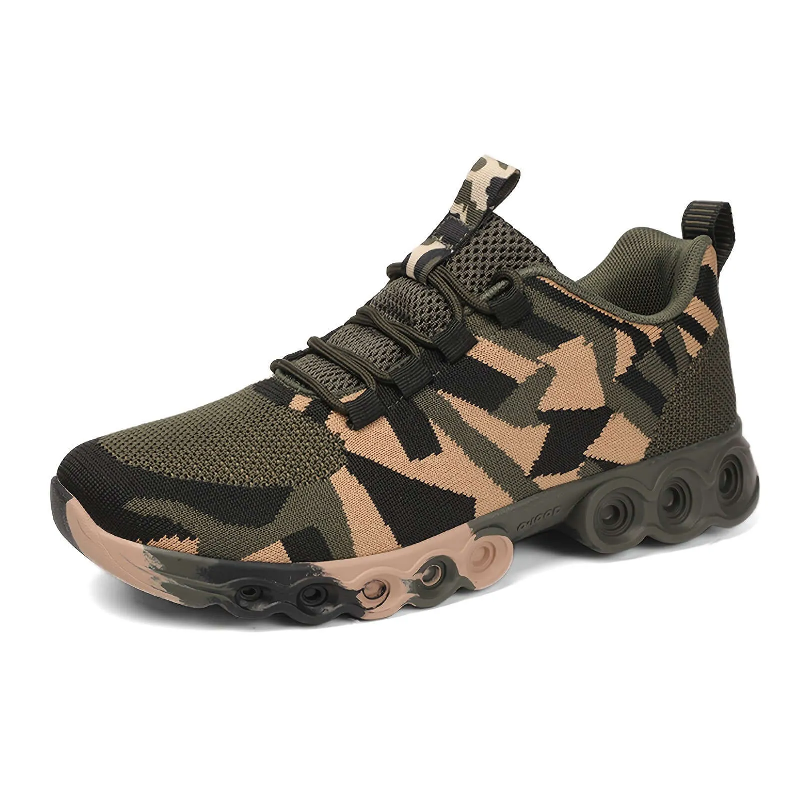 Men's Casual Camouflage Mesh Sneakers | Breathable Fabric