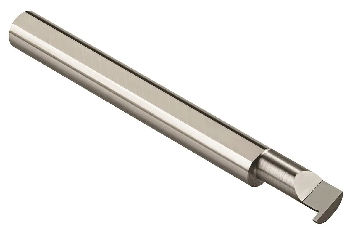 Micro 100 RRL-069-16 Grooving Tool - Retaining Ring, .069" Width, .100" Proj, .397" Min Bore Dia, 1" Max Bore Depth, 3/16" Offset, 3/8" Shank Dia, 2-1/2" OAL, Uncoated