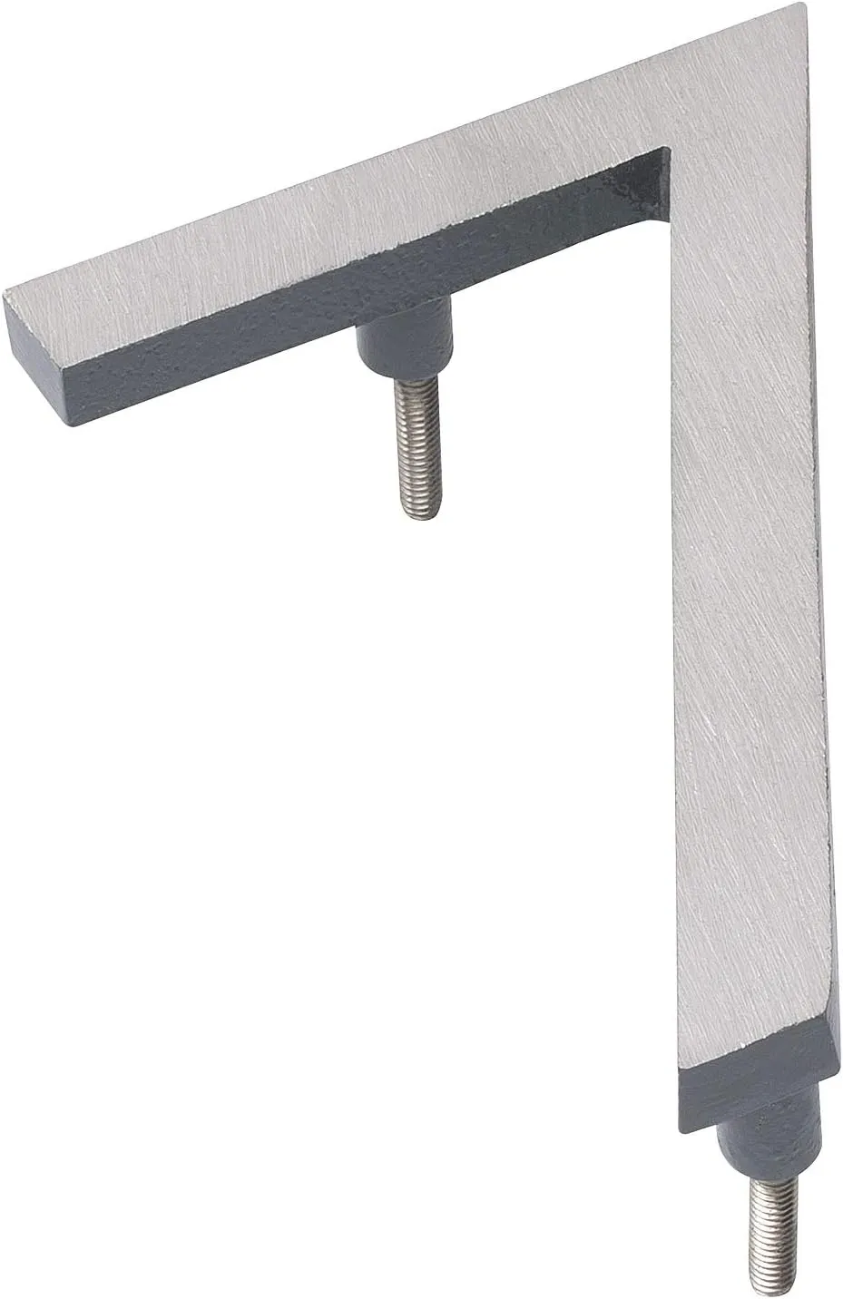 Montague Metal Products MHN-10-F-GY2-7 Solid Brushed Aluminum Modern Floating Address House Numbers, 10", Satin Nickel Powder Coated Gray Two-Tone