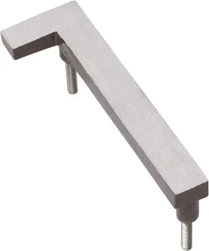Montague Metal Products MHN-10-F-RB2-1 Solid Brushed Aluminum Modern Floating Address House Numbers, 10", Satin Nickel Powder Coated Roman Bronze Two-Tone
