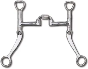 Myler SS 7 Flat Shank Correctional Low Port Barrel