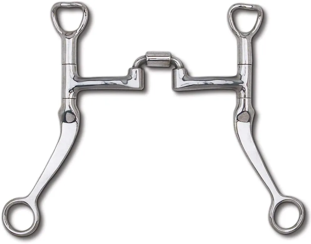Myler SS 7 Flat Shank Correctional Low Port Barrel