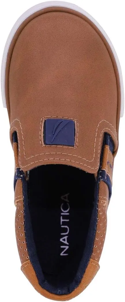 Nautica Kid's Slip-On Casual Shoe Athletic Sneaker - Youth-Toddler Akeley | Boy - Girl | (Big Kid/Little Kid/Toddler)