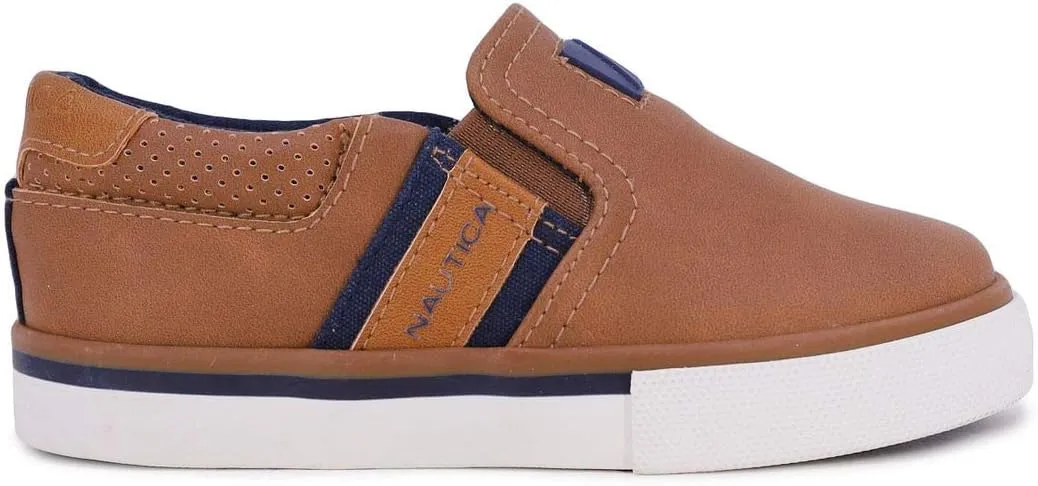 Nautica Kid's Slip-On Casual Shoe Athletic Sneaker - Youth-Toddler Akeley | Boy - Girl | (Big Kid/Little Kid/Toddler)