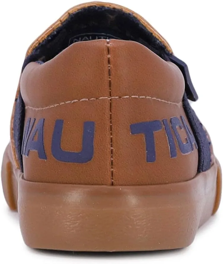 Nautica Kid's Slip-On Casual Shoe Athletic Sneaker - Youth-Toddler Akeley | Boy - Girl | (Big Kid/Little Kid/Toddler)