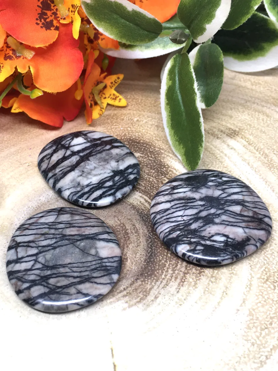 Net Jasper Polished Flat Stone