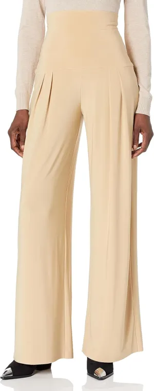 Norma Kamali Women's High Waist Pleat Pants