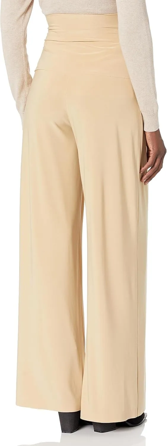 Norma Kamali Women's High Waist Pleat Pants